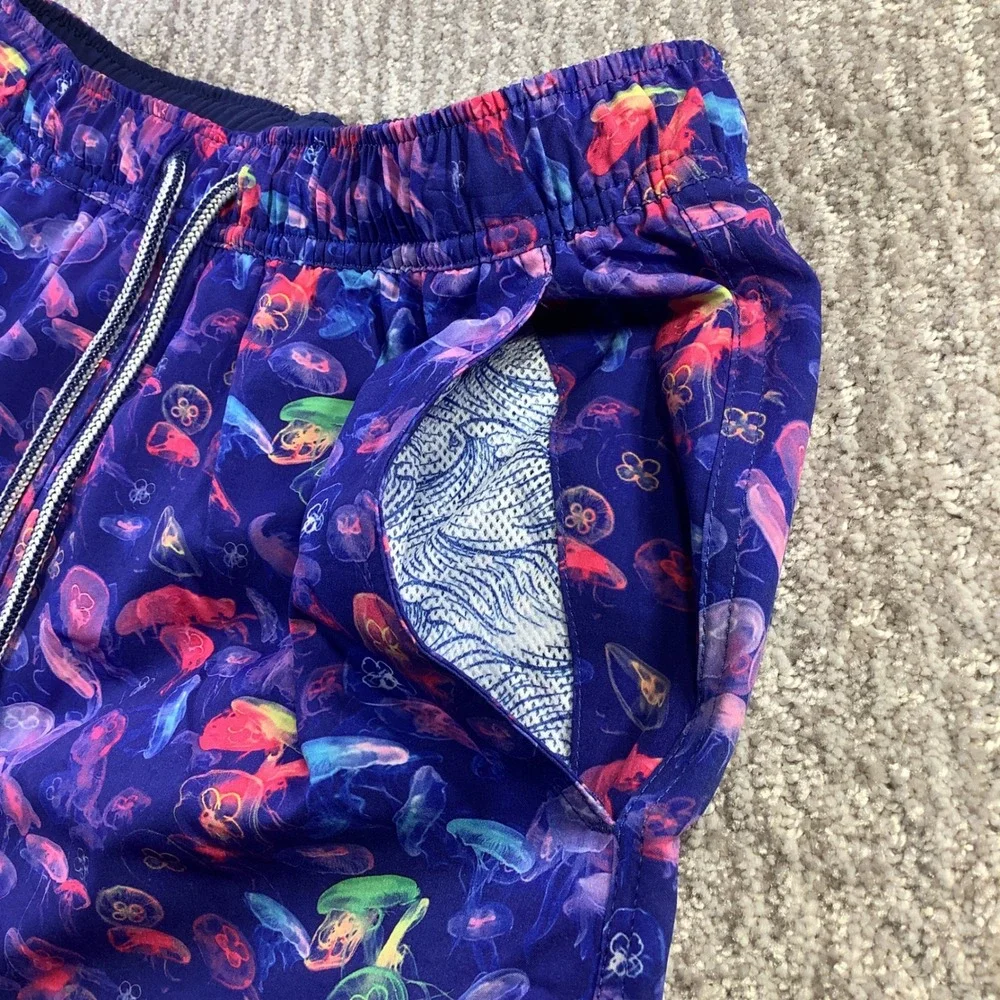 Peter Millar Seaside Mens Jellyfish Print‎ Swim Trunks Size Small NWT